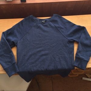 Super basic, blue crewneck.
